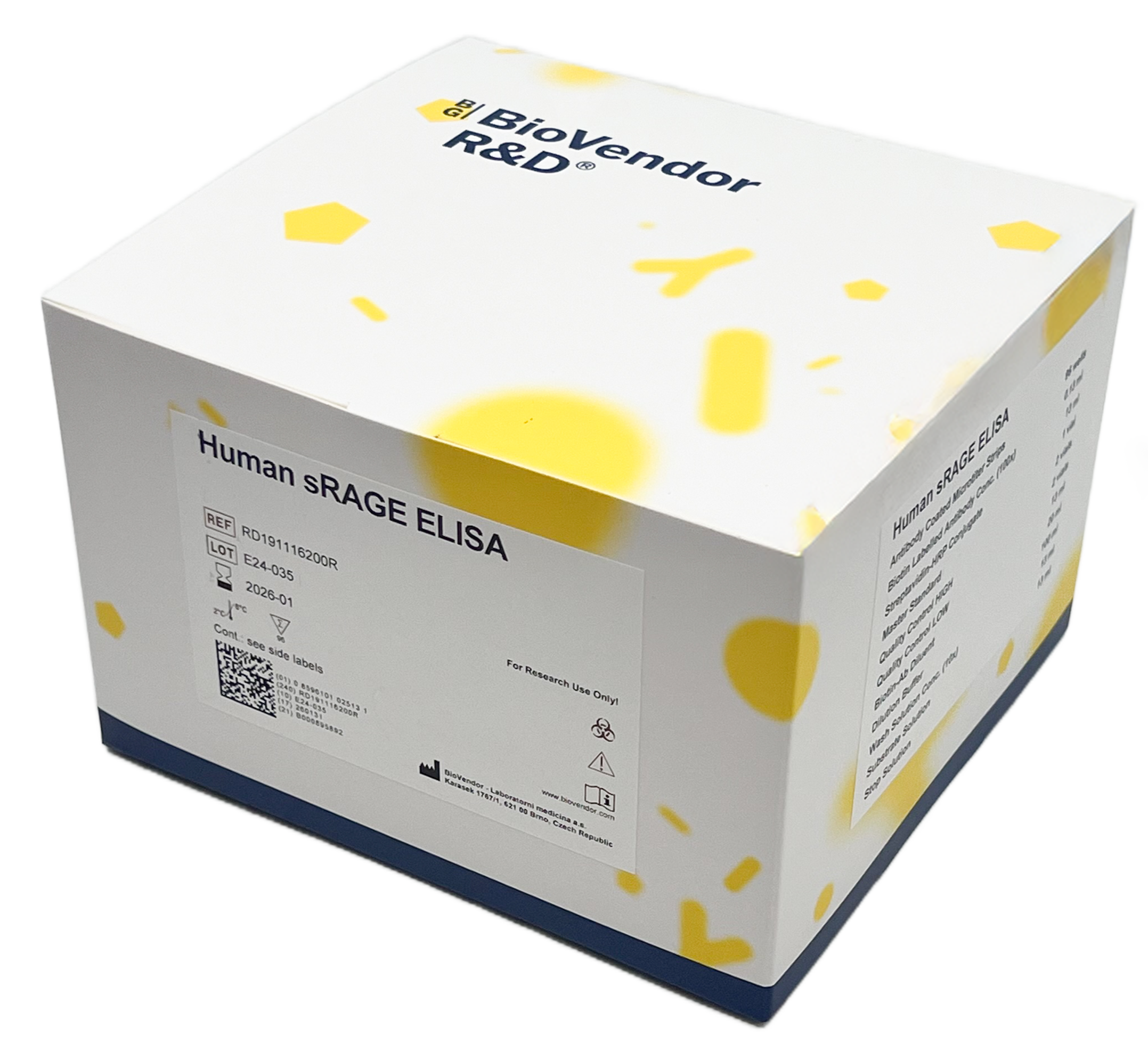 Soluble Receptor for Advanced Glycation End Products (sRAGE) Human ELISA